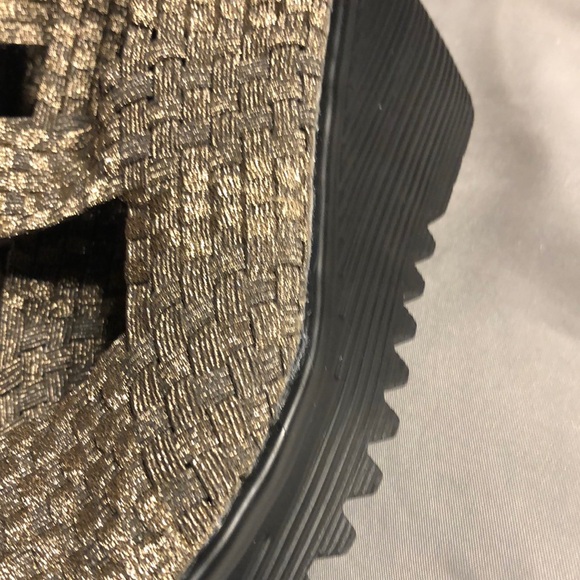 Bernie Mev Wedge Sandals Size 38 Woven Shoe Womens - Picture 12 of 16